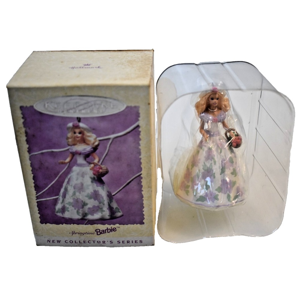 Springtime Barbie 1995 Hallmark Ornament #1 Springtime Barbie Series Easter